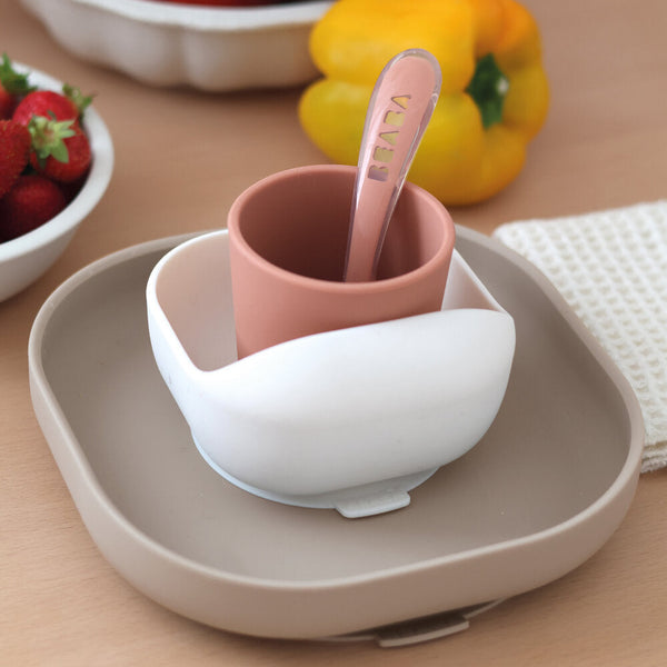 Silicone Meal Set in Terracotta, Set of 4