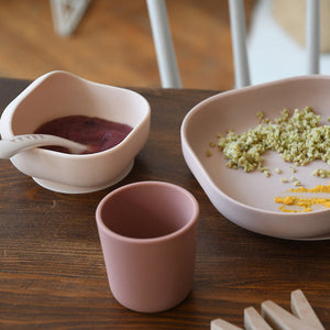 Silicone Meal Set in Cotton Candy, Set of 4