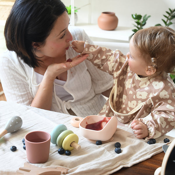 Silicone Meal Set in Cotton Candy, Set of 4