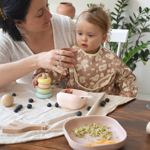 Silicone Meal Set in Cotton Candy, Set of 4