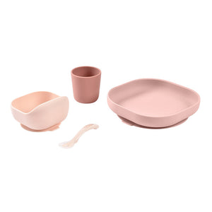 Silicone Meal Set in Cotton Candy, Set of 4