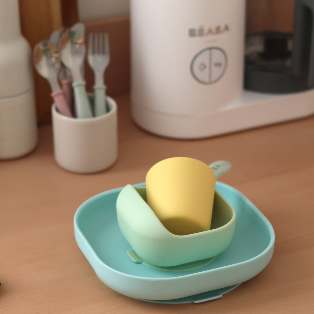 Silicone Meal Set in Pastel, Set of 4