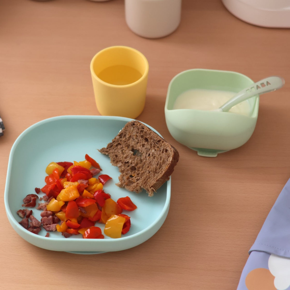 Silicone Meal Set in Pastel, Set of 4