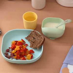 Silicone Meal Set in Pastel, Set of 4
