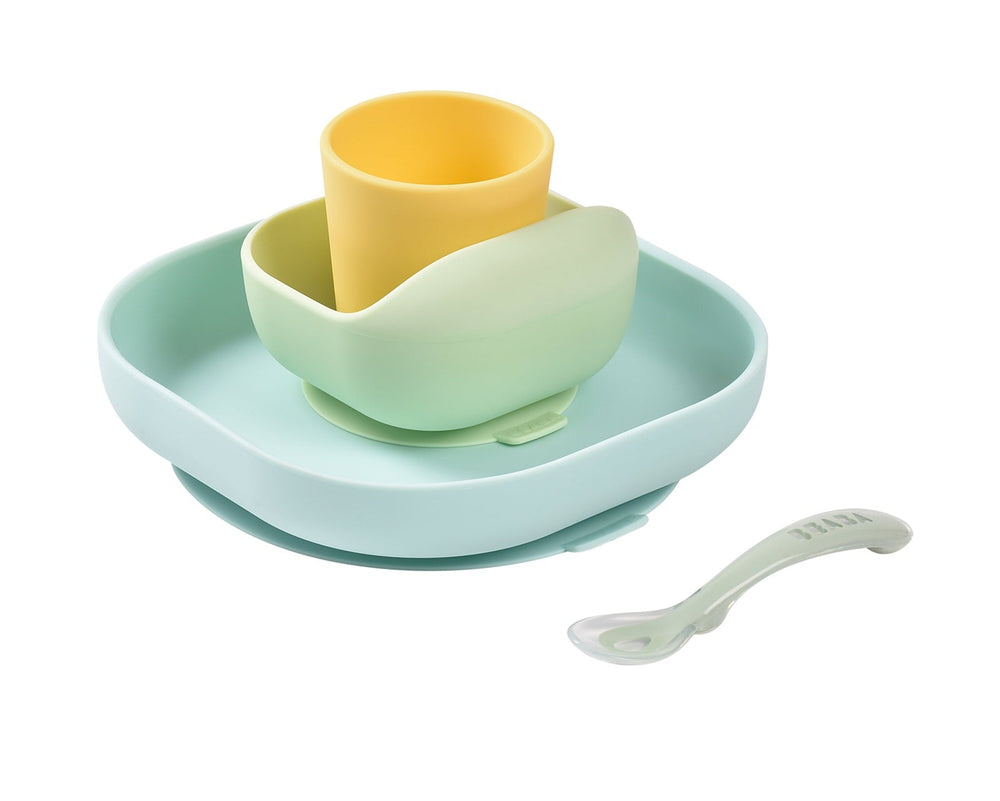 Silicone Meal Set in Pastel, Set of 4