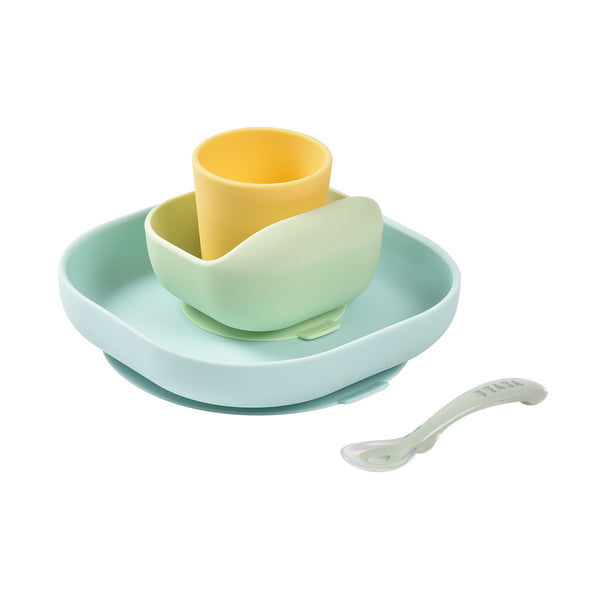 Silicone Meal Set in Pastel, Set of 4