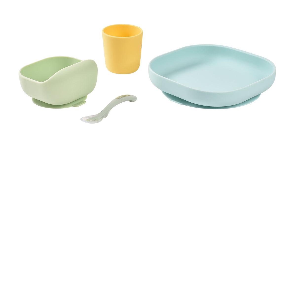 Silicone Meal Set in Pastel, Set of 4