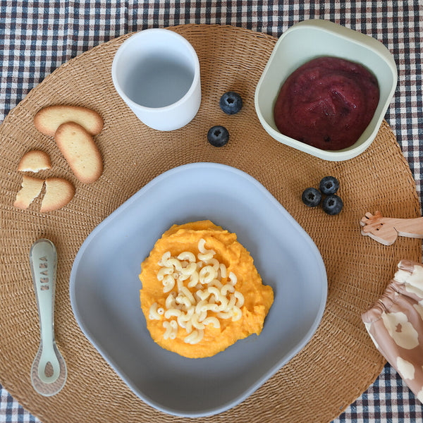 Silicone Meal Set in Pebble, Set of 4