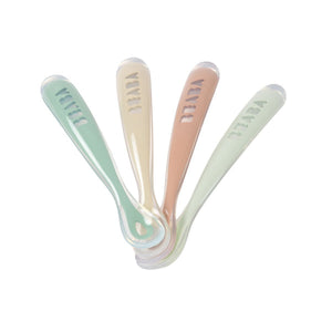 First Stage Silicone Spoon in Natural, Set of 4