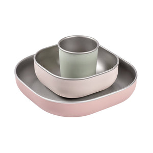 Stainless Steel Meal Set in Cotton Candy
