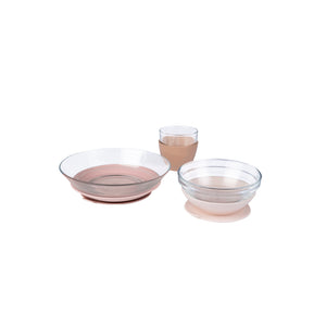Glass Meal Set in Cotton Candy