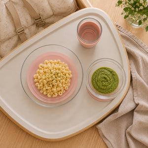 Glass Meal Set in Cotton Candy