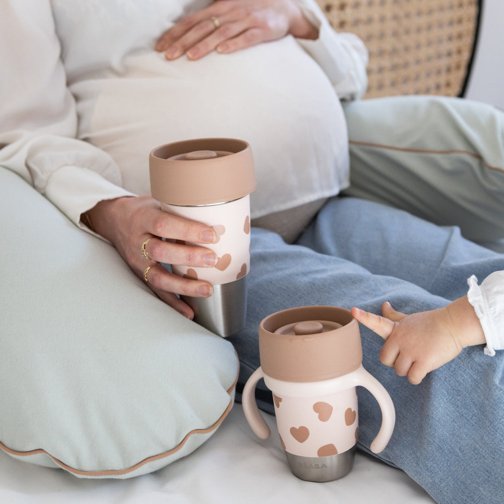 Stainless Steel 360 Mommy & Me Cup Set in Big Love