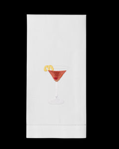 Manhattan Cocktail Hand Towel