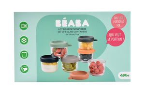 Glass Baby Food Jars-5oz in Sunrise, Pack of 6