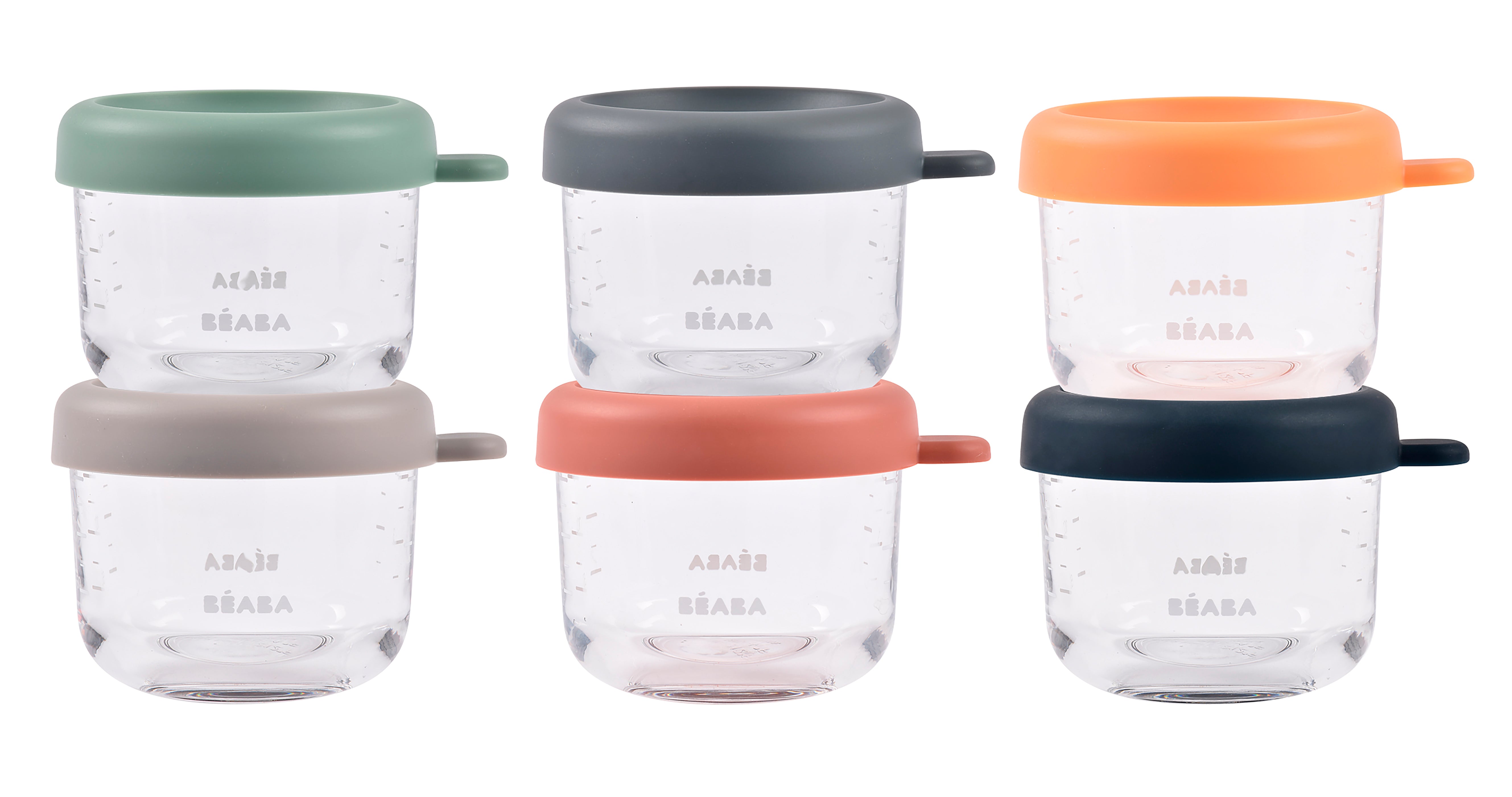Glass Baby Food Jars-5oz in Sunrise, Pack of 6