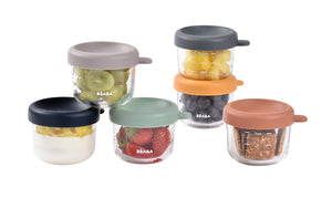 Glass Baby Food Jars-5oz in Sunrise, Pack of 6