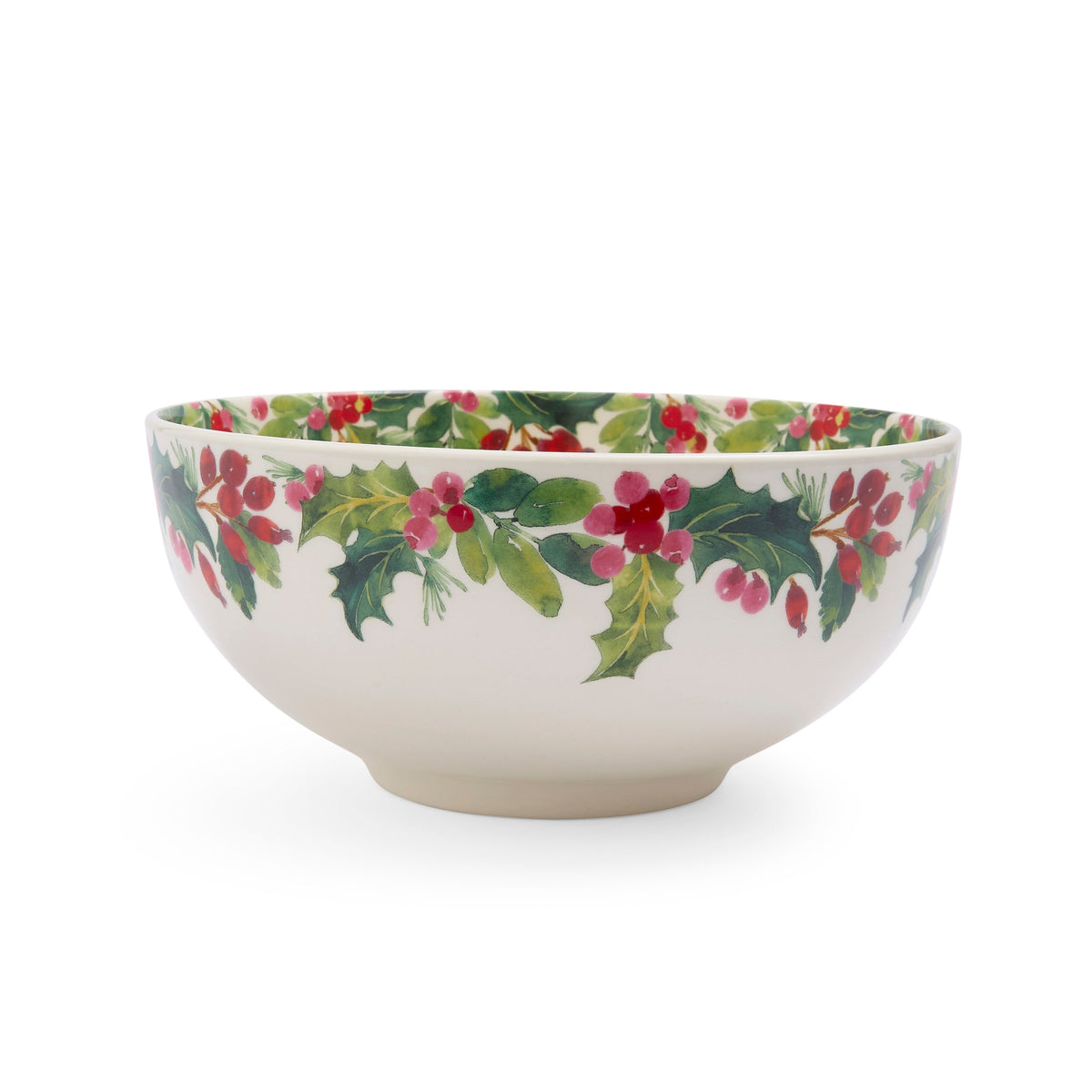 Botanic Garden Christmas Holly 9" Salad Bowl