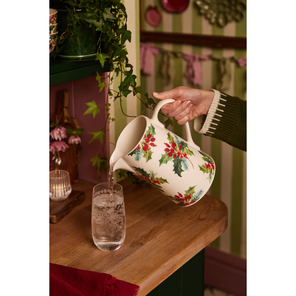 Botanic Garden Christmas Holly Bella Jug