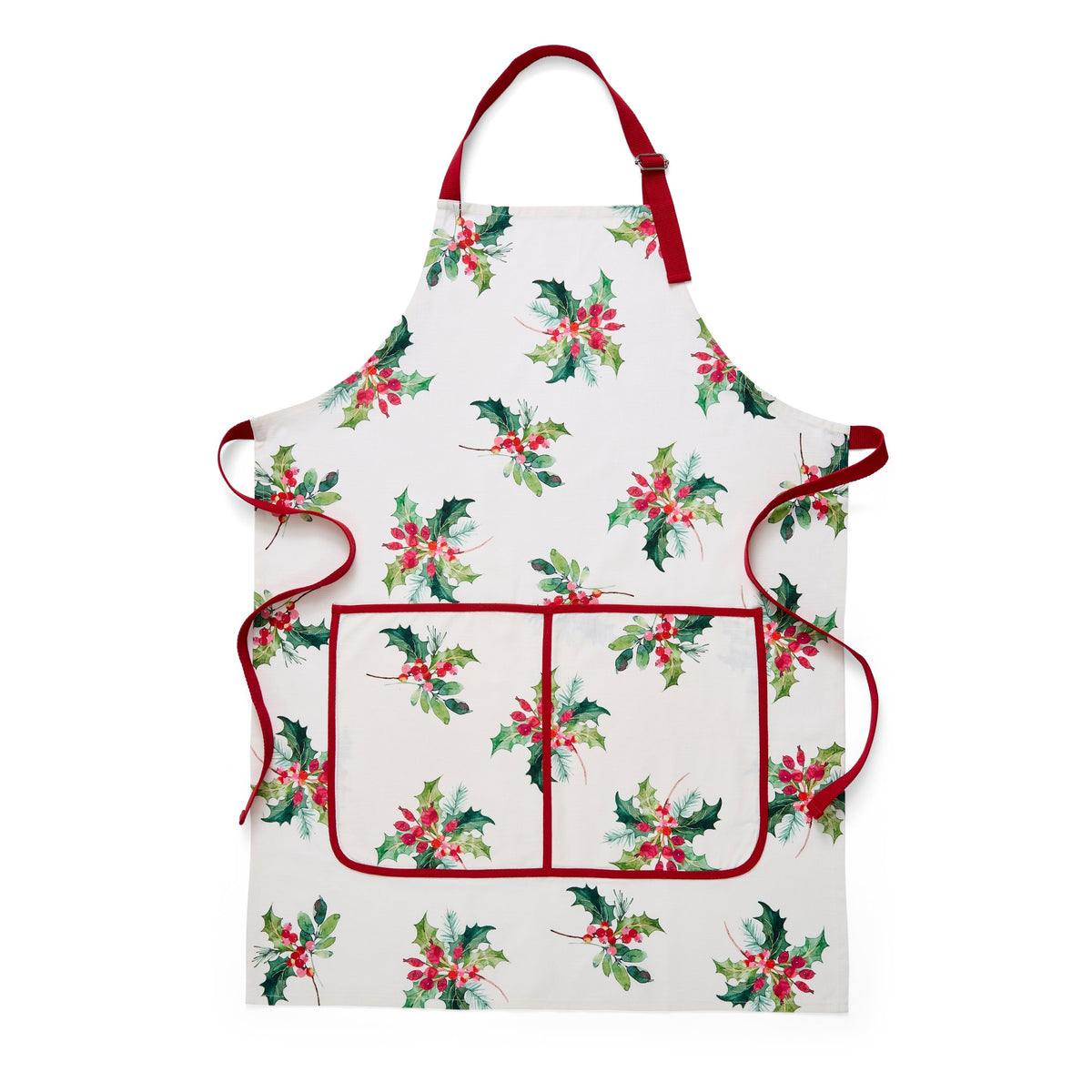 Botanic Garden Christmas Holly Apron