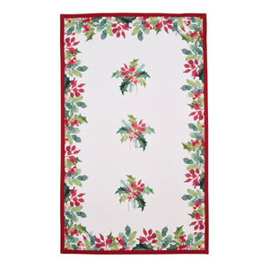 Botanic Garden Christmas Holly Tea Towel