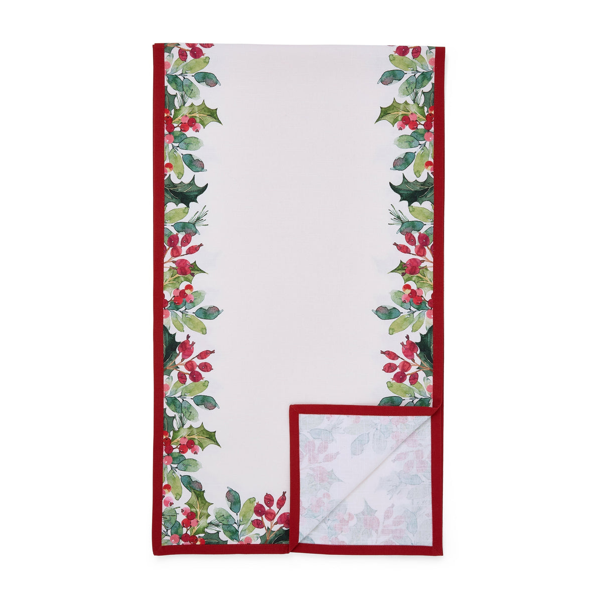 Botanic Garden Christmas Holly Table Runner