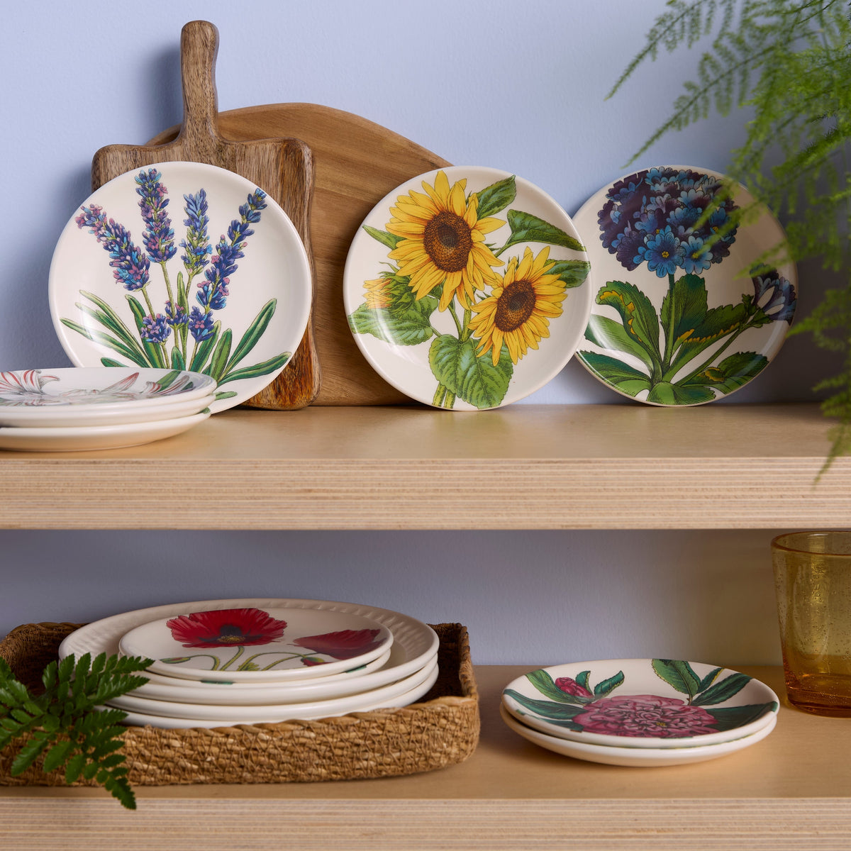Bloom Garden 6" Side Plates, Set of 6