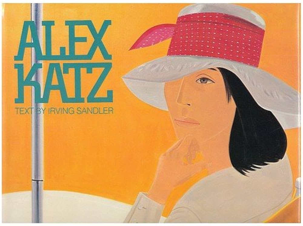 Alex Katz Vintage 1979 Lithograph Hardcover Pop Art Book