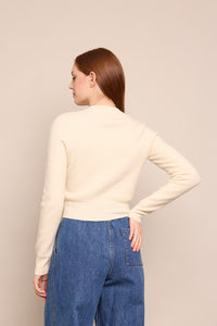 Ellery Cardigan in White