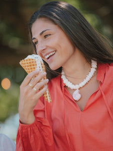Pink Shell Necklace