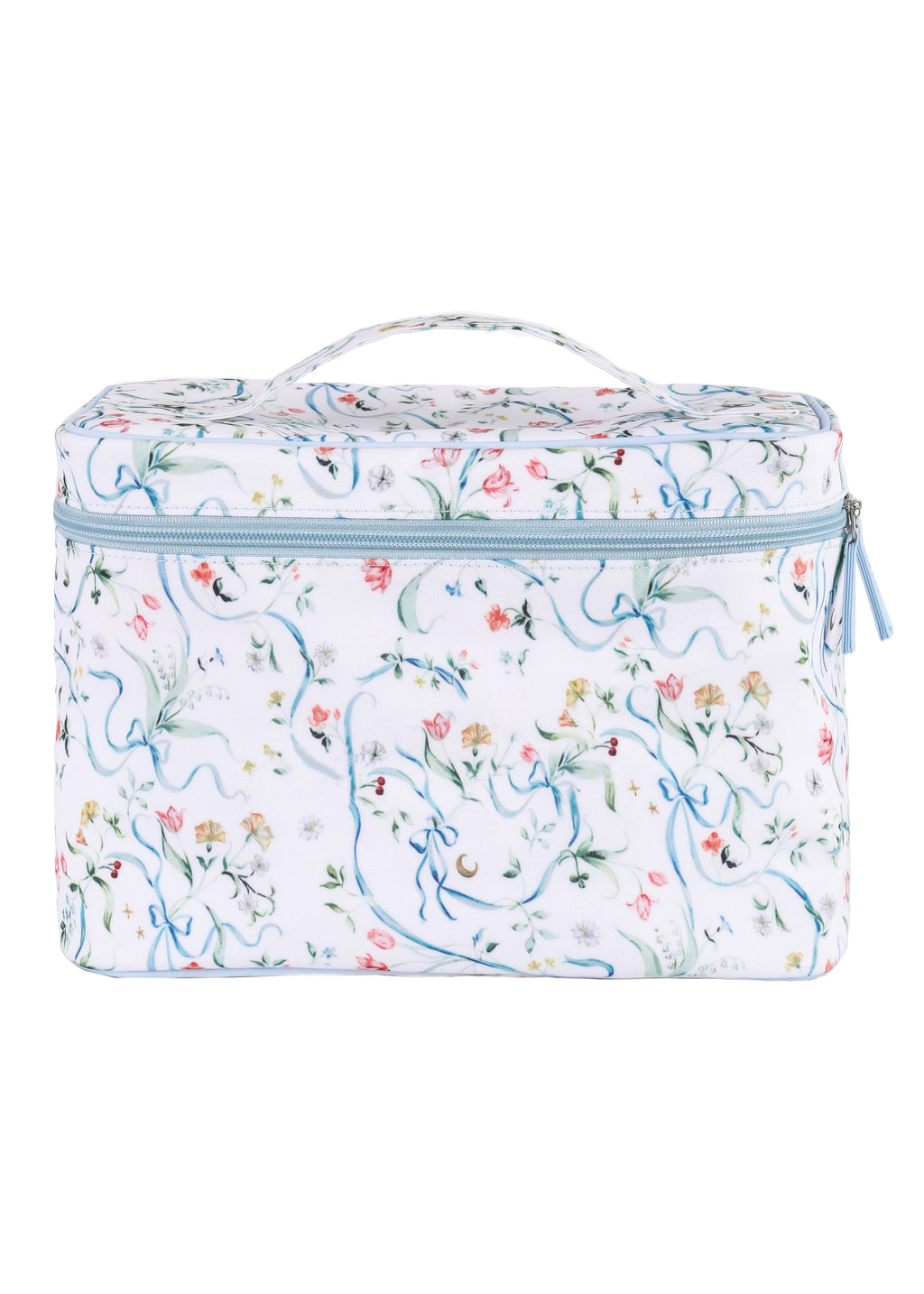 Vanity Case in Lily of the Valley Ribbon Bouquet