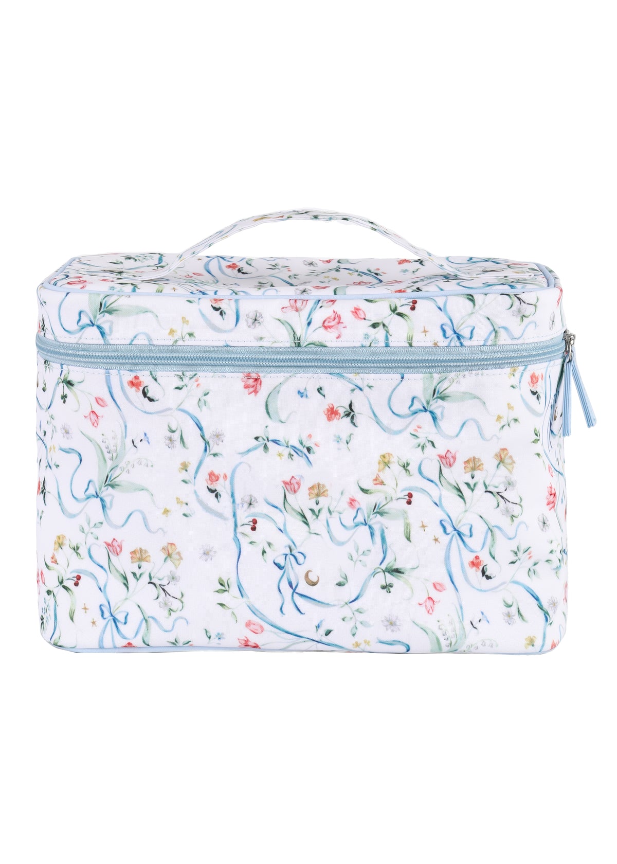 Vanity Case in Lily of the Valley Ribbon Bouquet