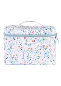 Vanity Case in Lily of the Valley Ribbon Bouquet
