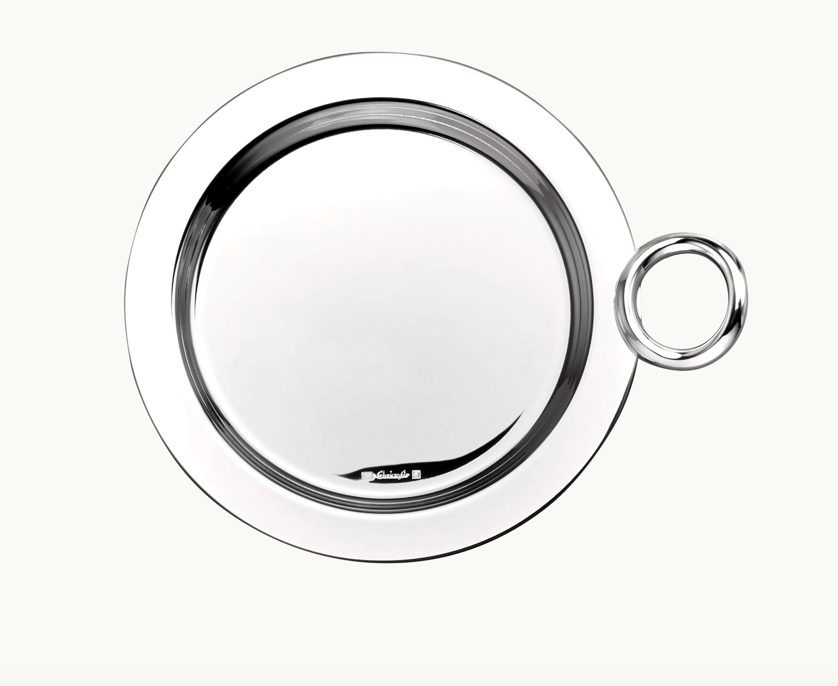 Silver-Plated Bottle/Carafe Coaster