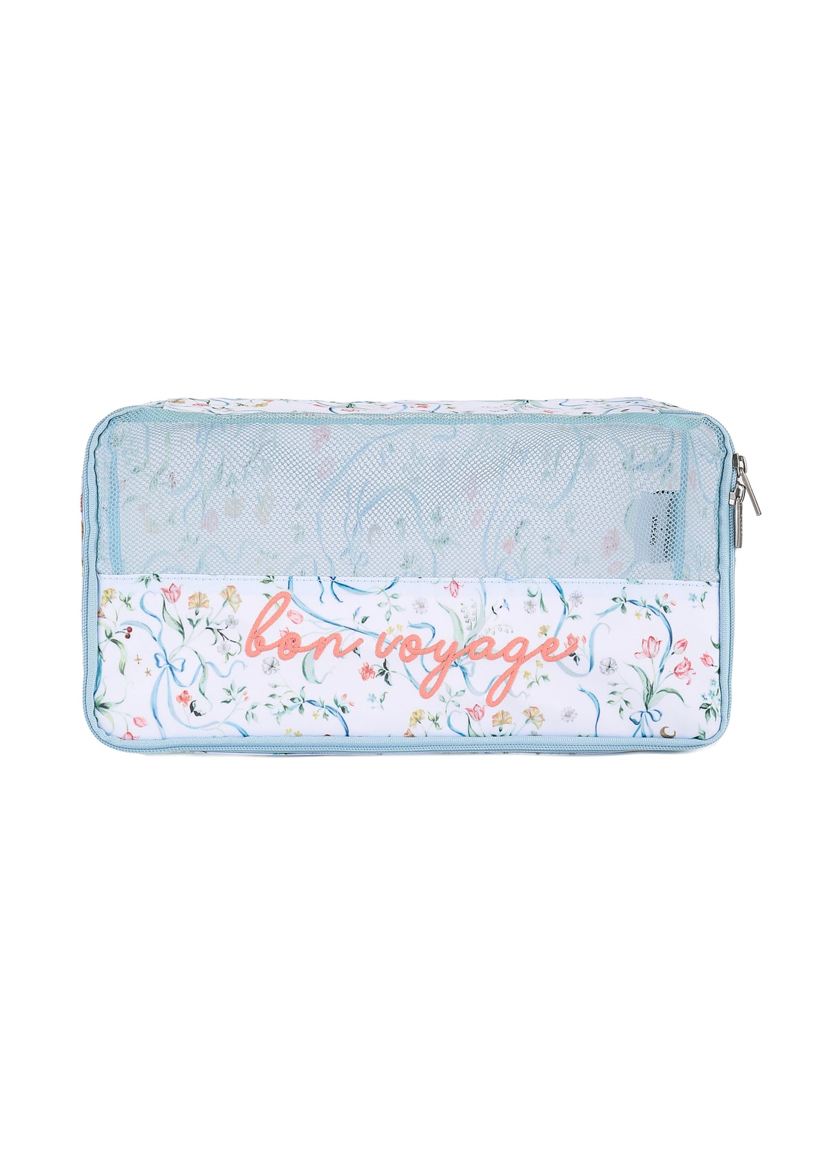 Medium Packing Cube in Lily of the Valley Ribbon Bouquet