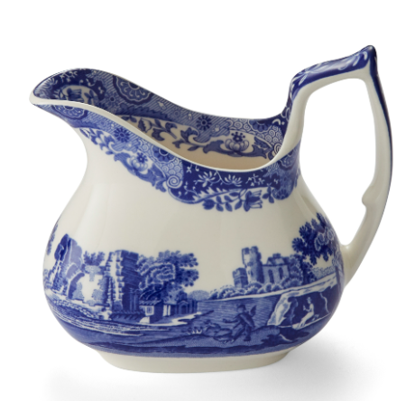 Blue Italian Cream Jug