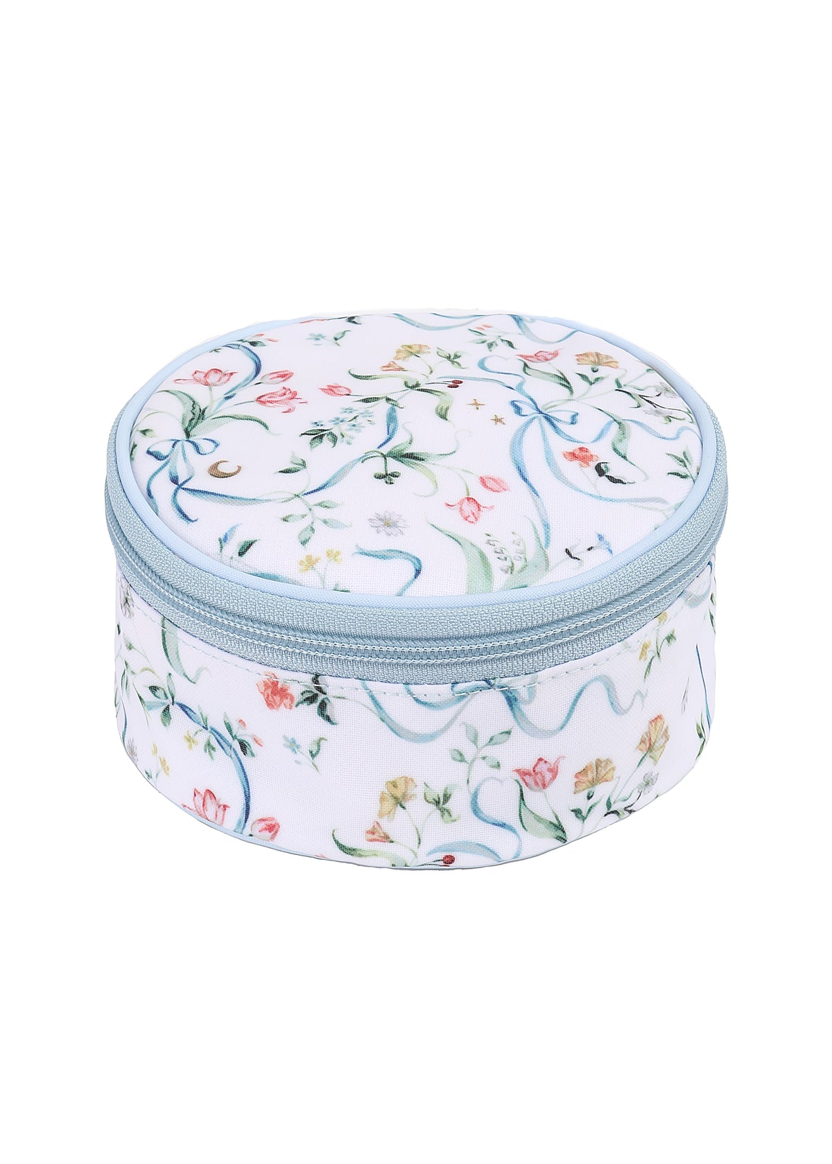 Jewelry Case in Lily of the Valley Ribbon Bouquet