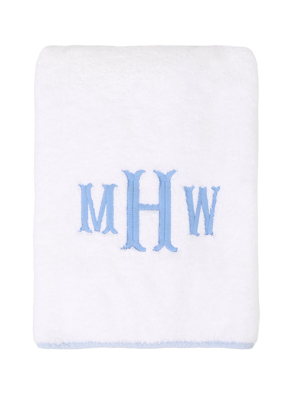 Signature Bath Towel in Light Blue