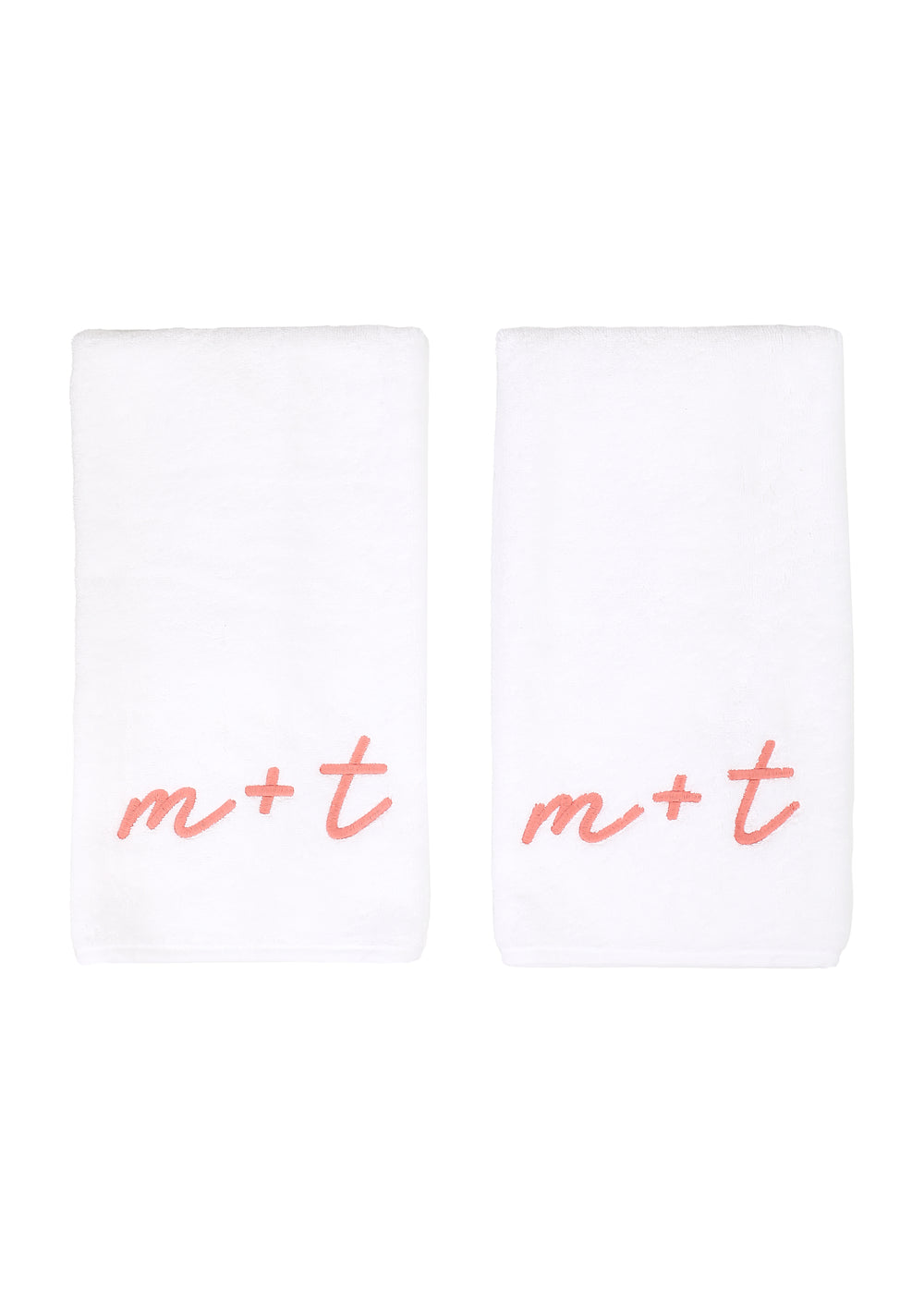 Signature Hand Towel in White, Set of 2