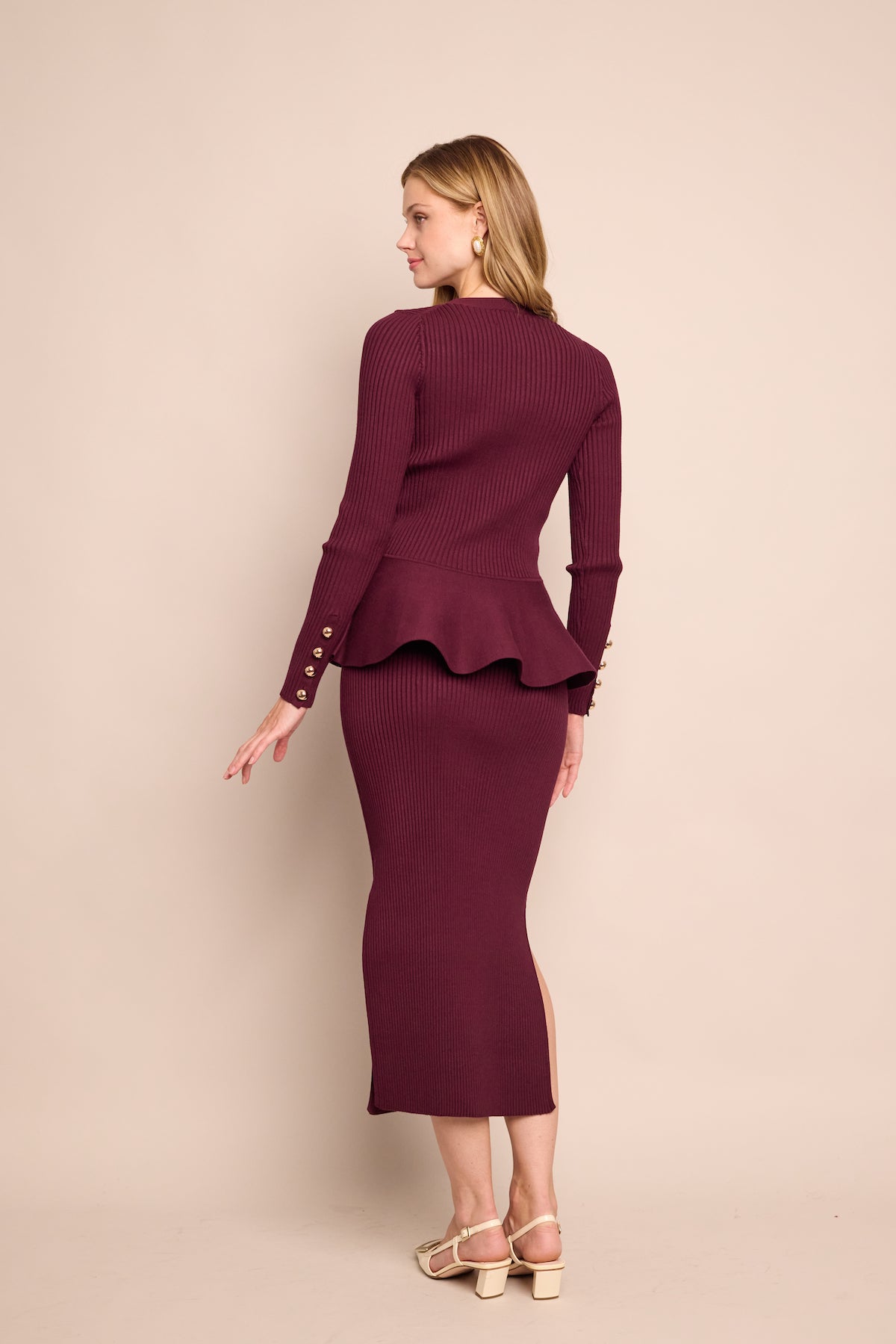 Jocelyn Skirt in Wine