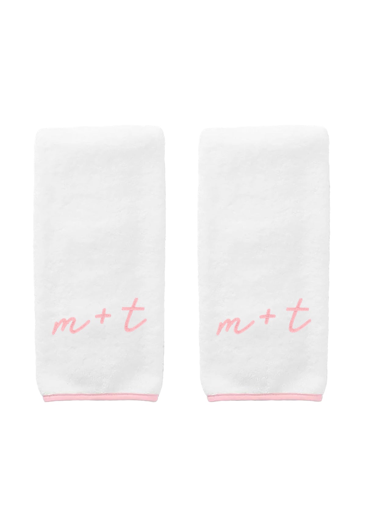 Signature Hand Towel in Ballet Pink, Set of 2