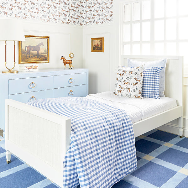 Classic Stripe Sham in Blue
