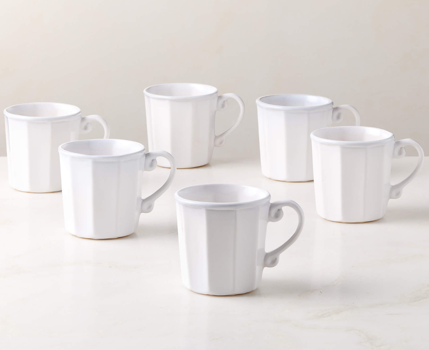 Cremieux Ceramic Paneled Mugs by goop {Set of 6}
