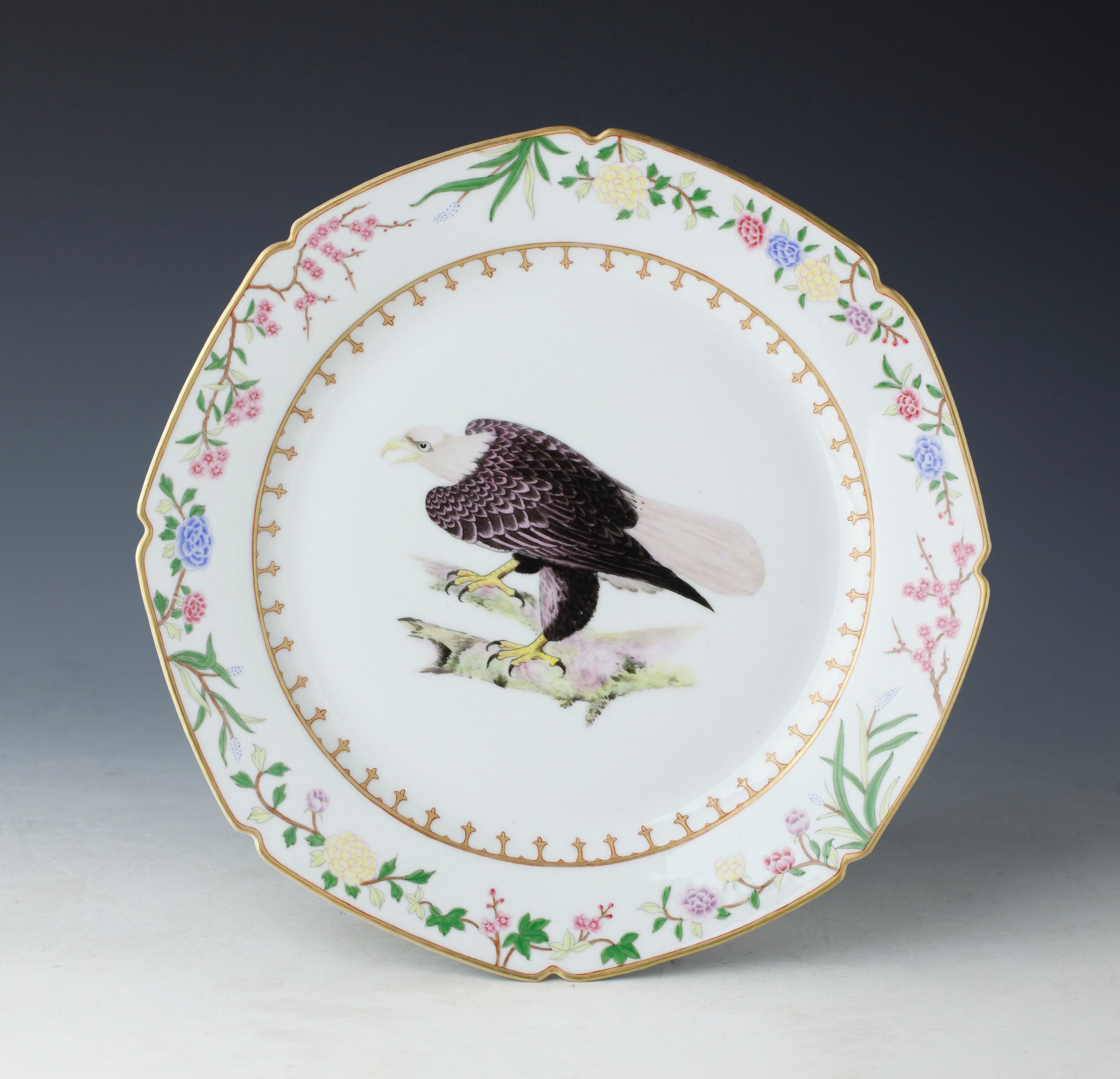 Bald Eagle Charger (write a custom message to be painted on the back along with your name so we will always remember who gifted us the plate!)