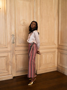 Sienna Pant in Wild Iris Stripe
