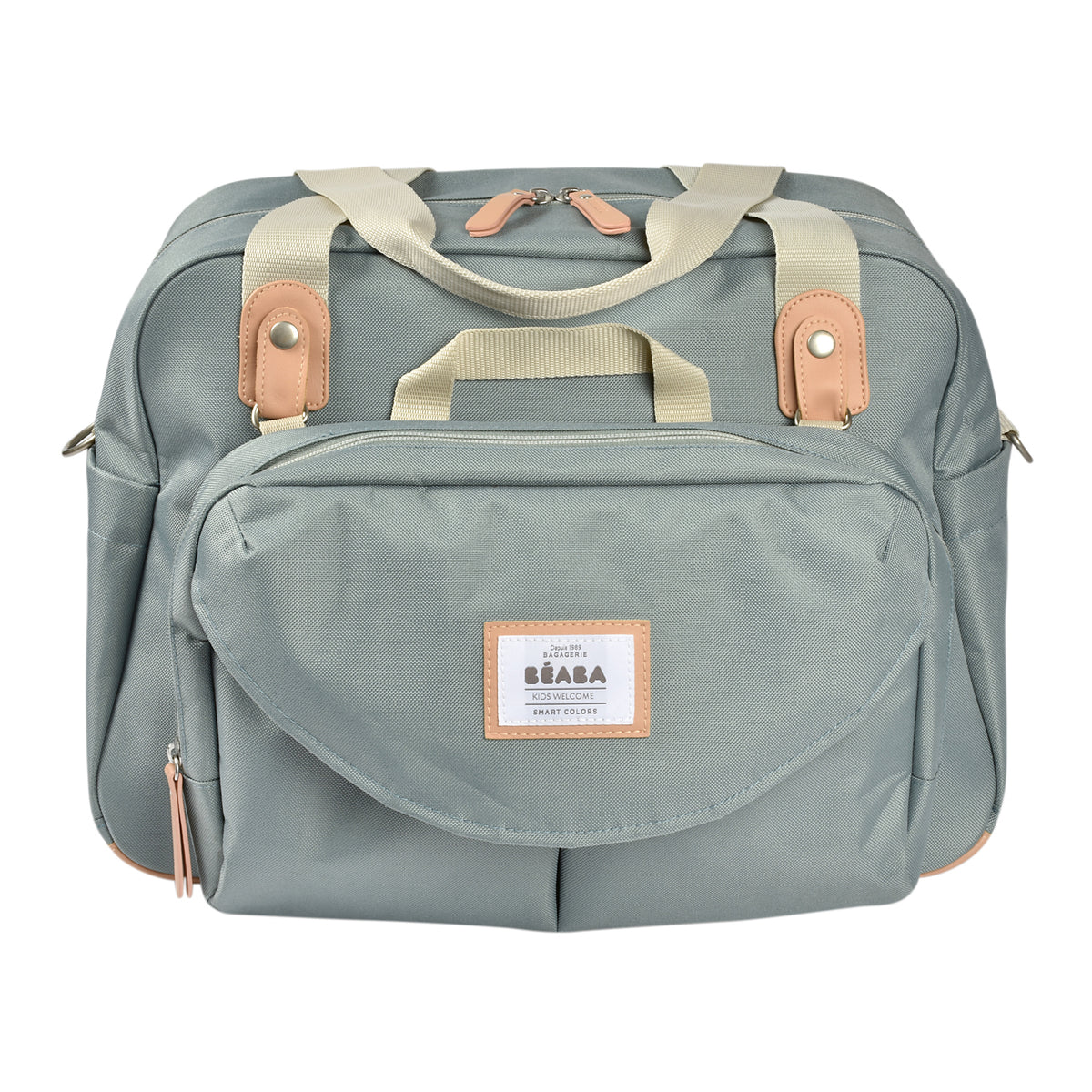 BÉABA Geneva Diaper Bag in Sage Over The Moon