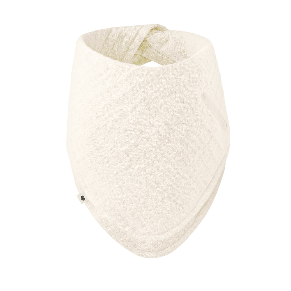 Bandana Bib- Ivory
