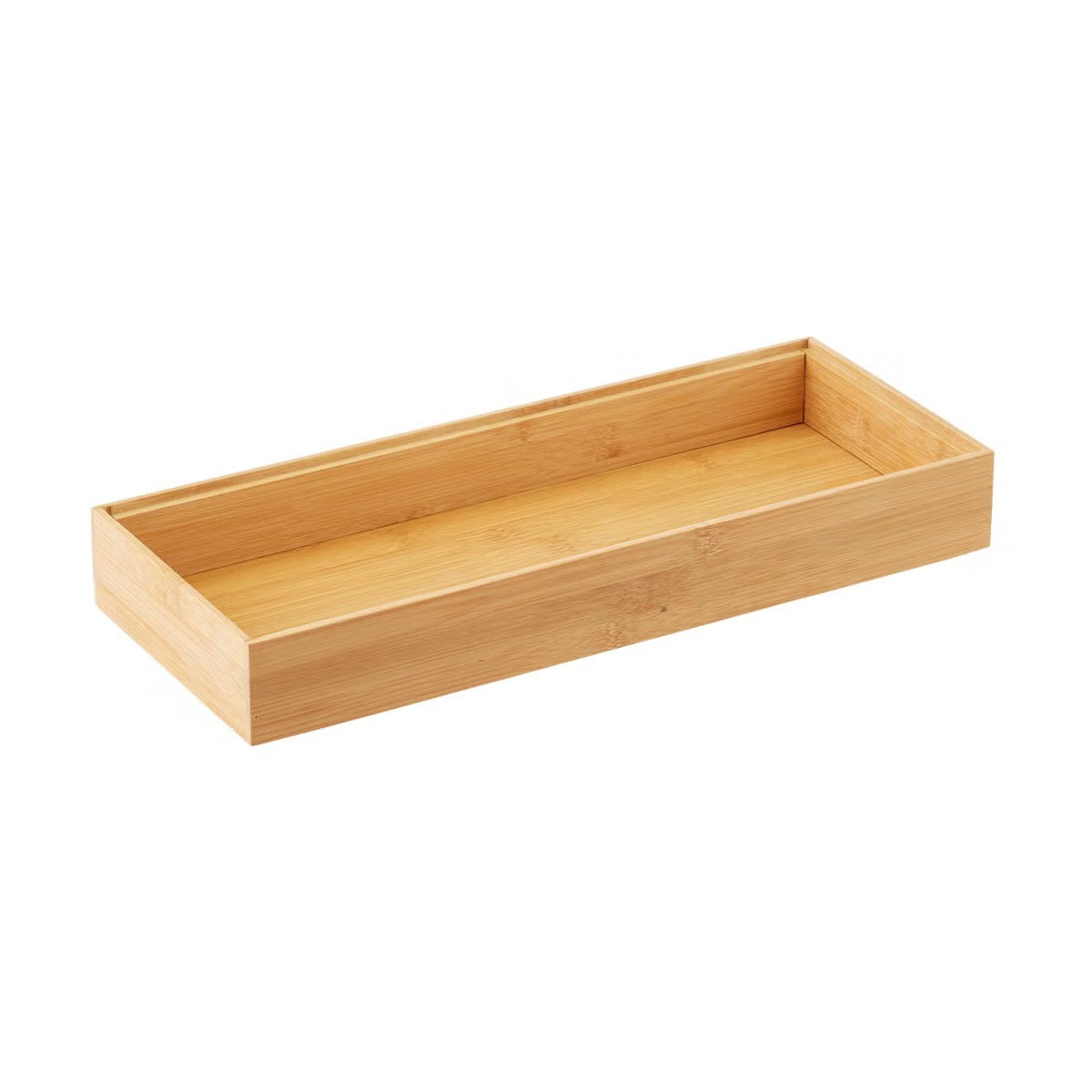 Bamboo Stacking Drawer Organizer 6" x 15"