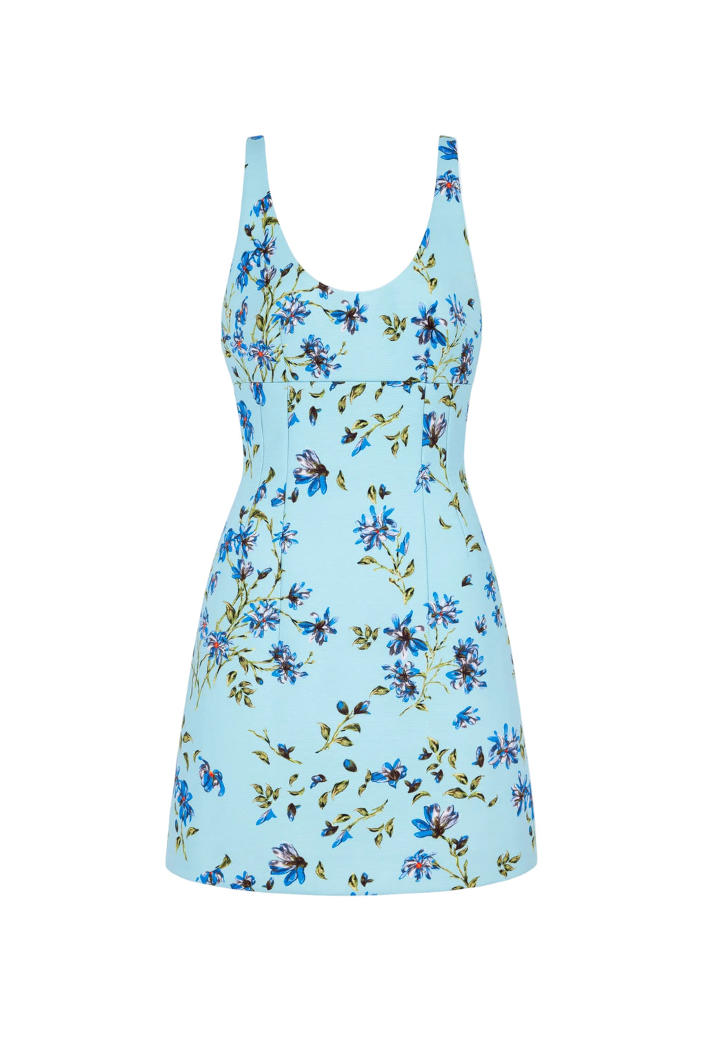 Einna Dress in Blue Magnolia Taffeta Faille