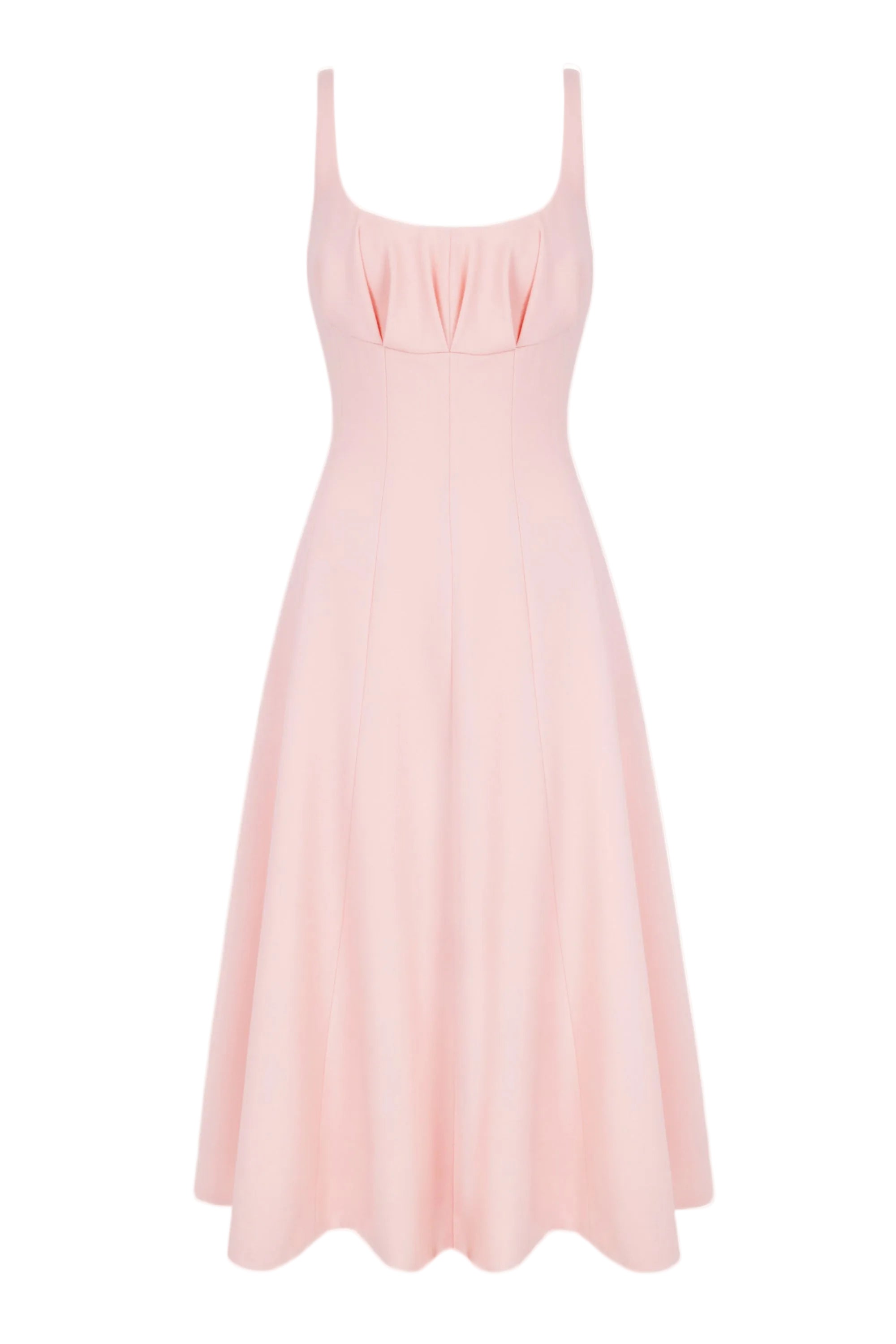 the heavy crepe halter dress in celadon Helsa Heavy Crepe Halter Dress by Helsa